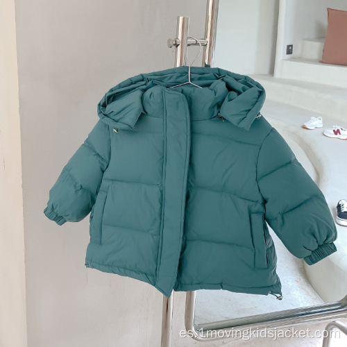 Bonita chaqueta con orejeras para niños de seis colores